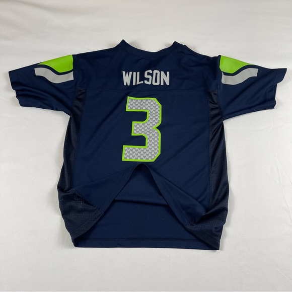 NFL Seattle Seahawks Russell Wilson Kids Football Jersey Youth Boys L (14/16) - Picture 9 of 13